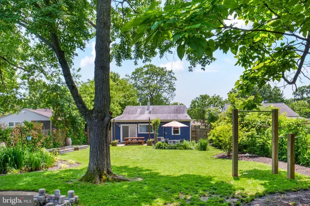 a view of a building with a street