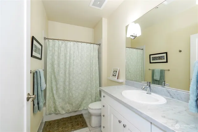 a view of a city and tall buildings