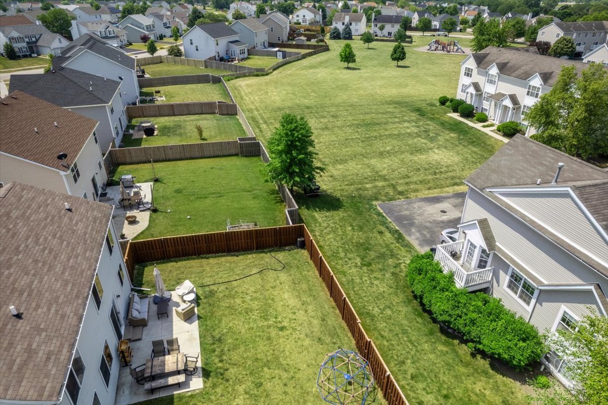 511 Silver Falls Street Joliet, IL 60431 - Photo 23 of 35 an aerial view of a pool