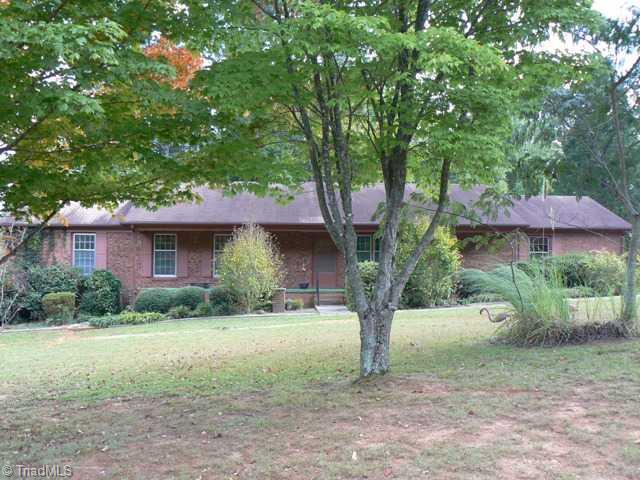 1445 Old County Farm Road Sophia, NC 27350 - Photo 1 of 7 Exterior Front. Brick Home on 6.59 Beautiful Acres