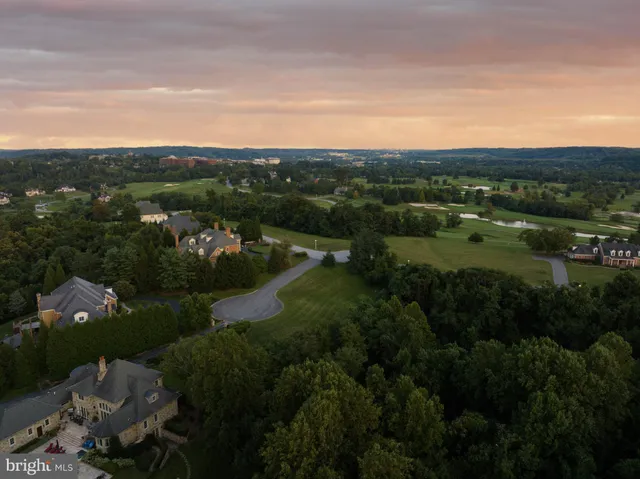 a view of a city with mountains in the background
