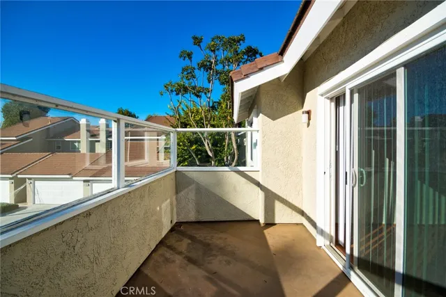 a backyard of a house