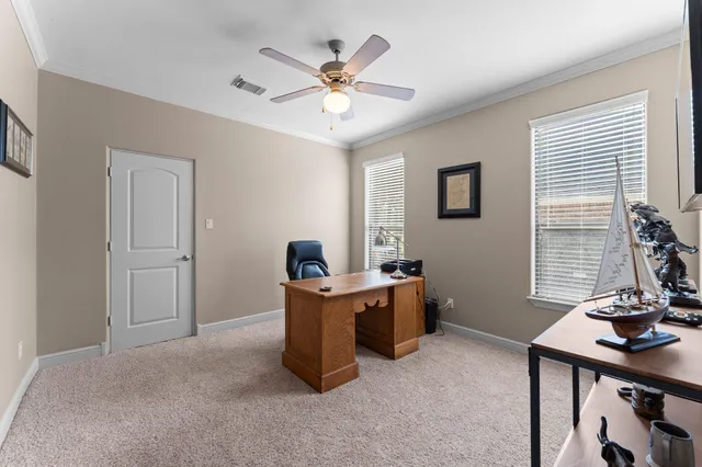 a view of workspace with a window