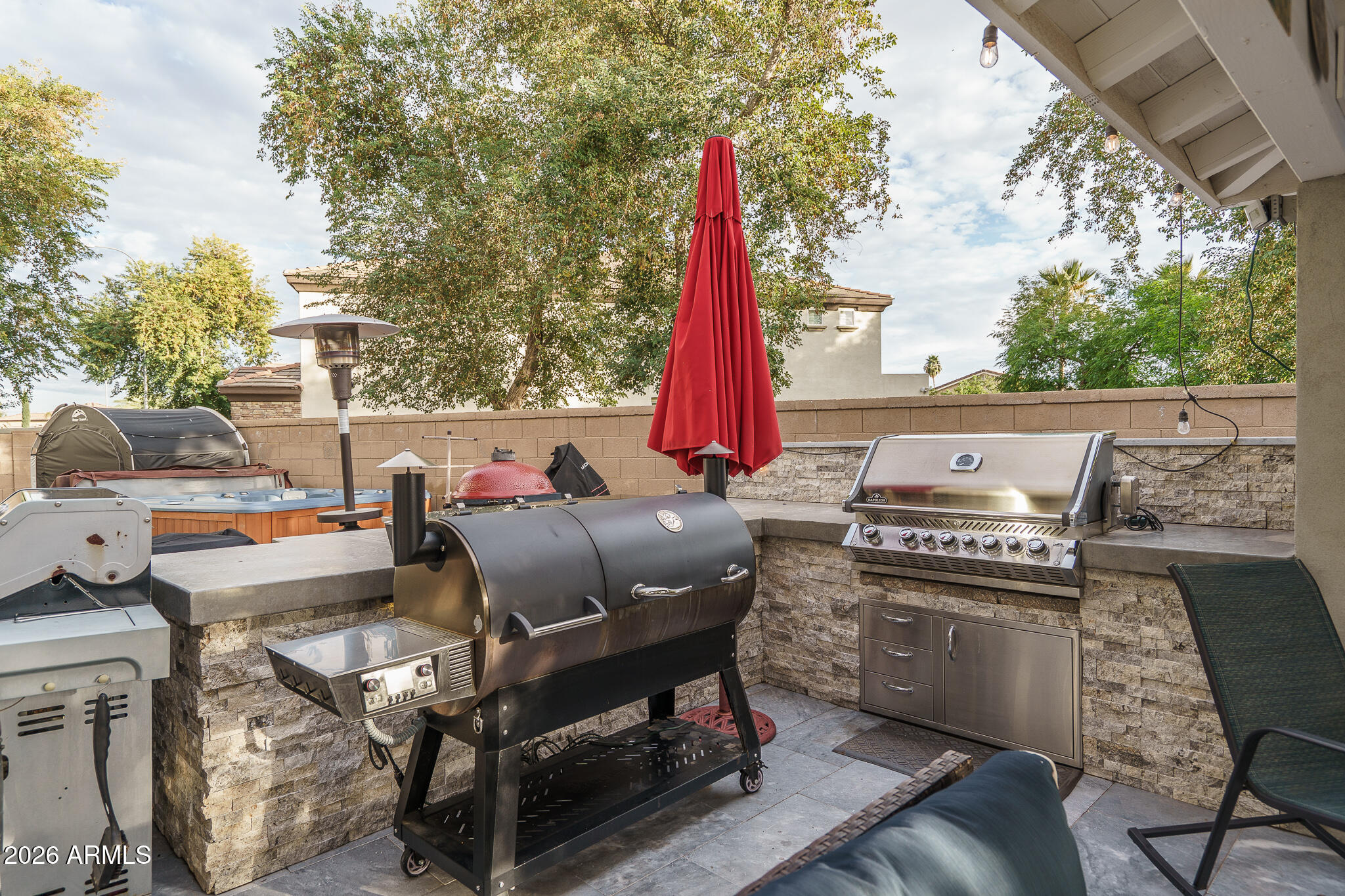 4730 South Robins Way Chandler, AZ 85249 - Photo 72 of 92 73) BUILT IN GRILL