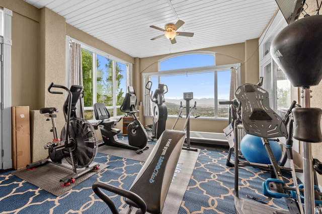 708 Eagle Rdg Drive Bountiful, UT 84010 - Photo 28 of 69 Lower level home gym view 1