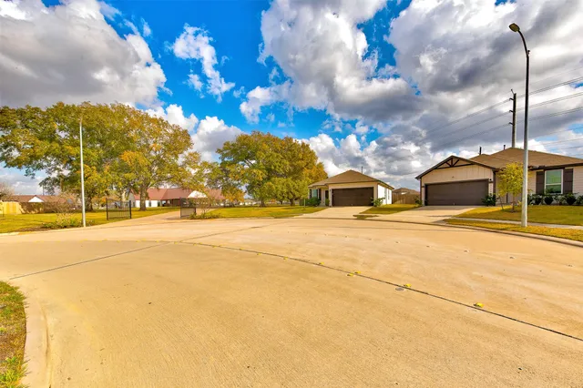 a view of street with view of a city