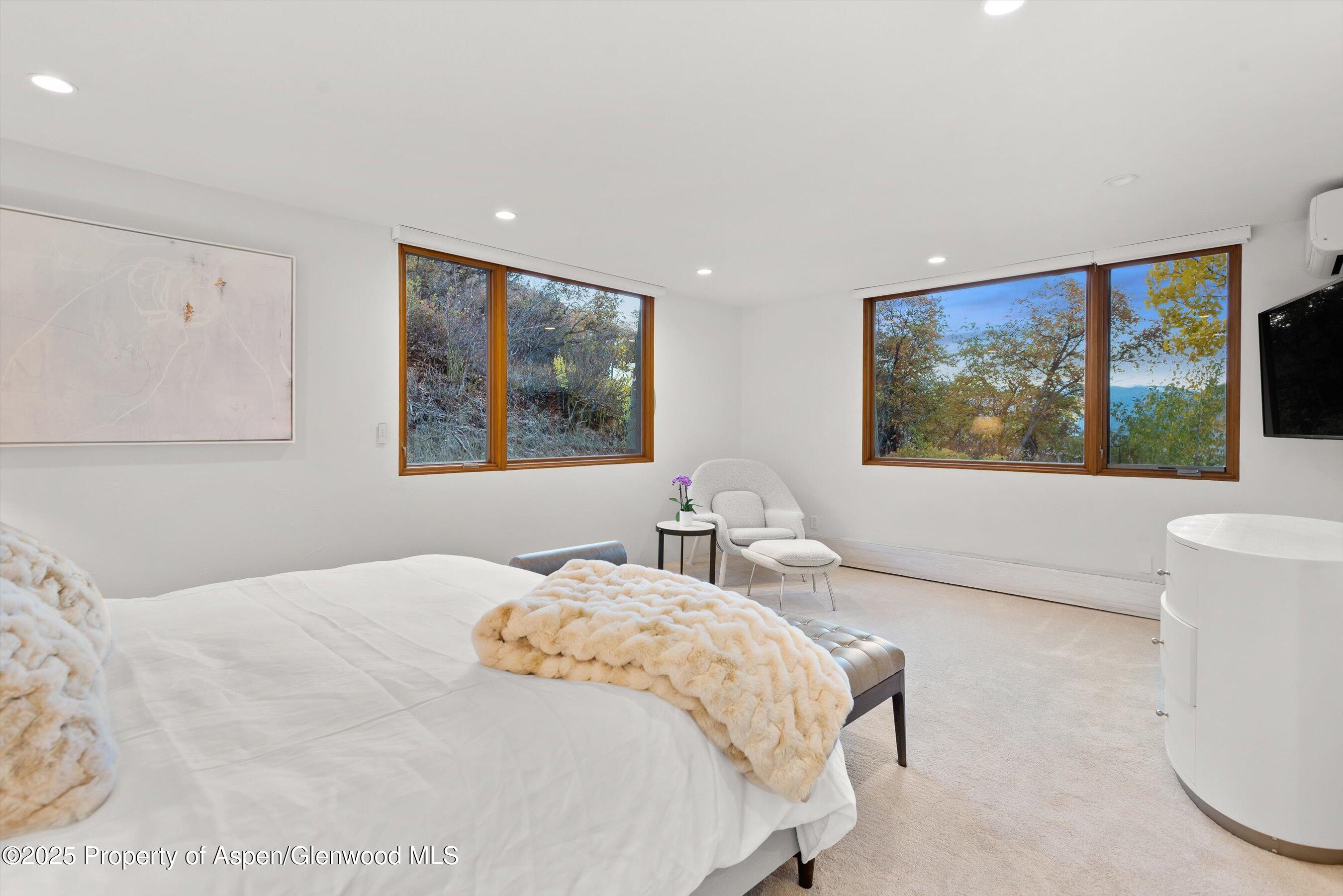 699 Eppley Drive Aspen, CO 81612 - Photo 31 of 45 a bedroom with a large bed and a window