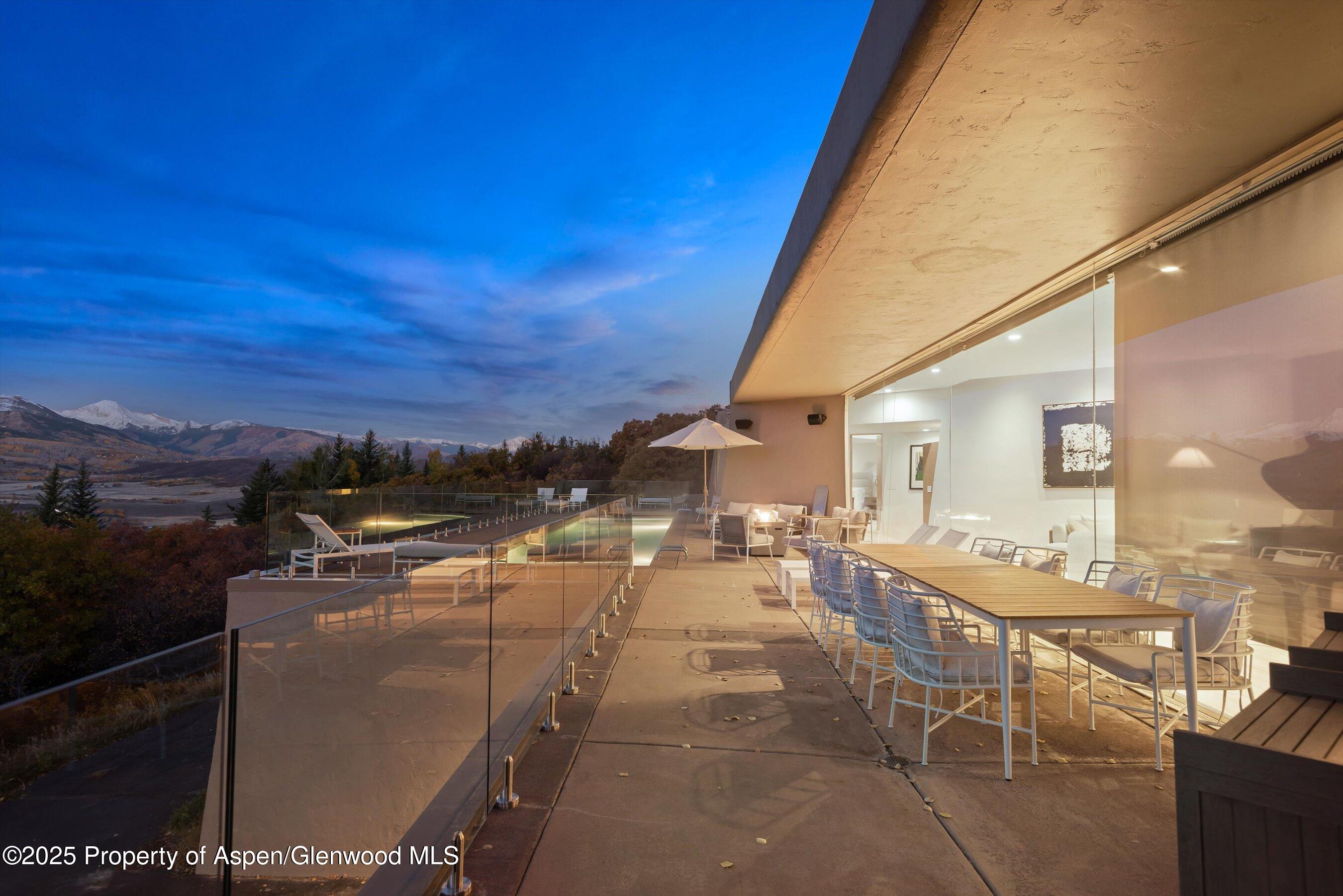699 Eppley Drive Aspen, CO 81612 - Photo 42 of 45 a view of a terrace with sitting area