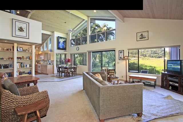 180 Kapuai Road Haiku, HI 96708 - Photo 6 of 29 a living room with furniture and large windows
