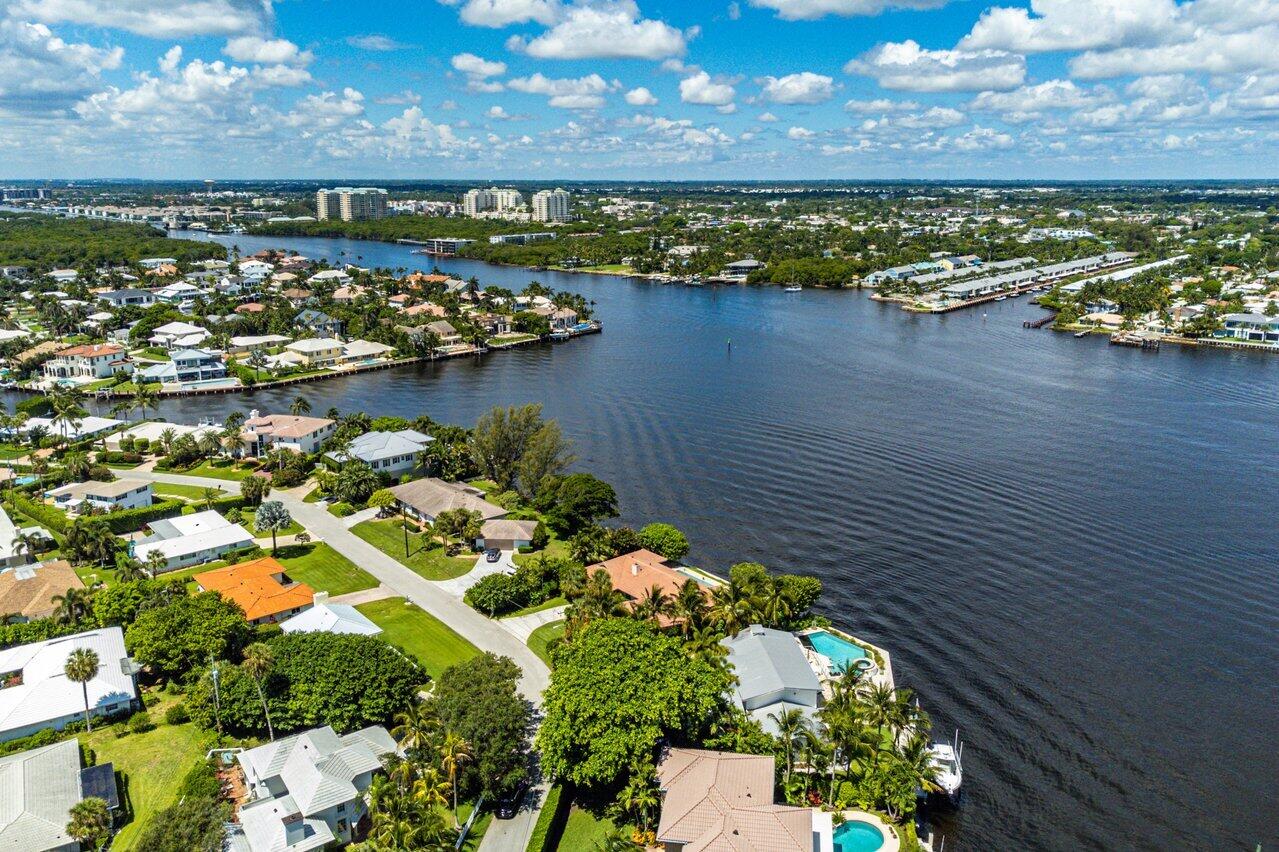 7 Sabal Island Drive Ocean Ridge, FL 33435 - Photo 26 of 44 an aerial view of residential houses with outdoor space