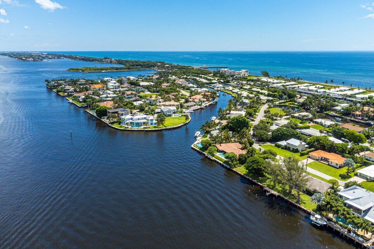 7 Sabal Island Drive Ocean Ridge, FL 33435 - Photo 29 of 44 an aerial view of a house