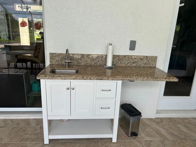 a view of outdoor space with lake view