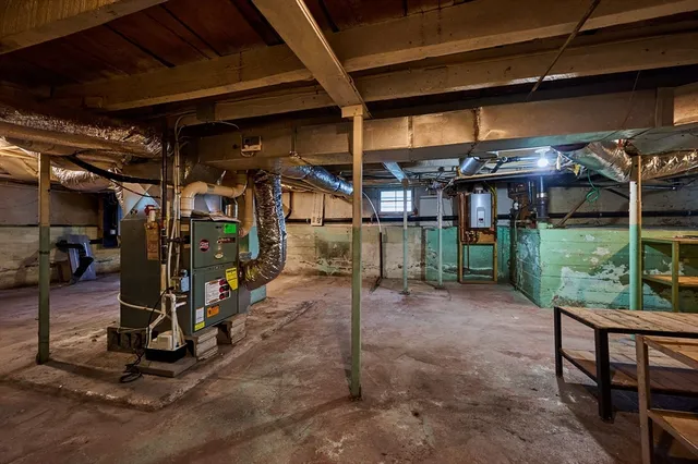 a view of a bike storage room