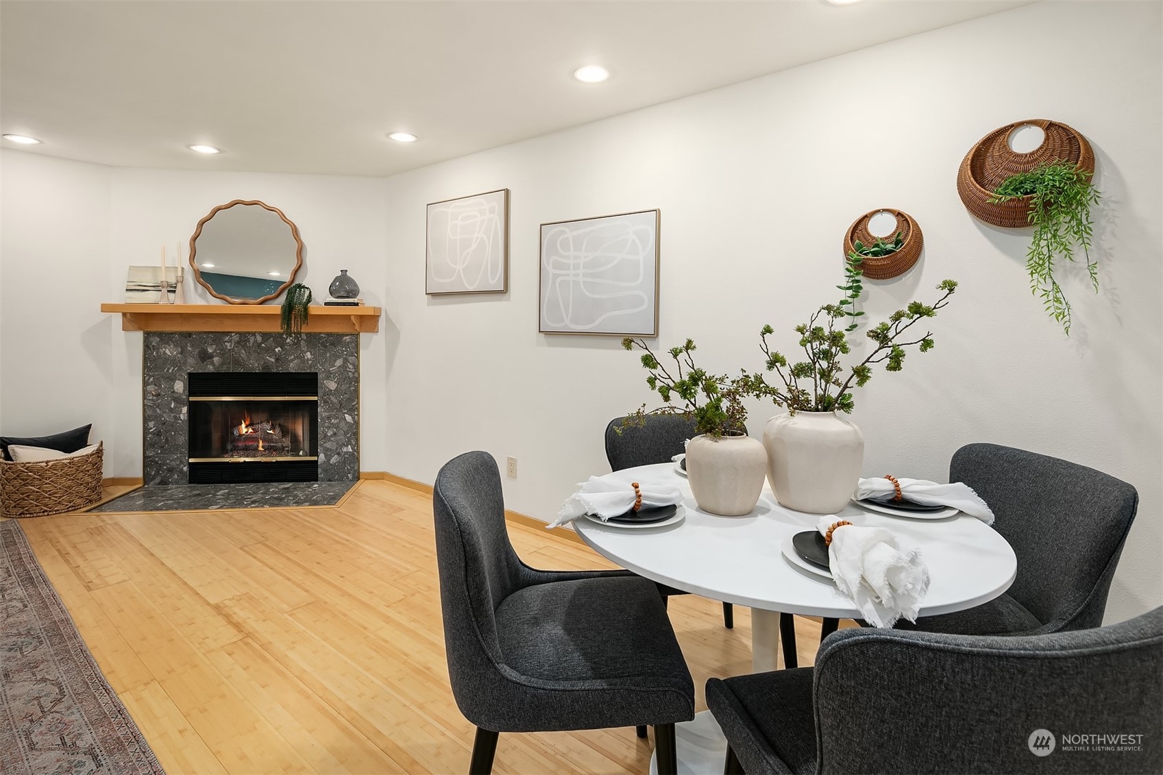 1110 West Howe Street, Unit 202 Seattle, WA 98119 - Photo 6 of 15 a dining room with furniture and window