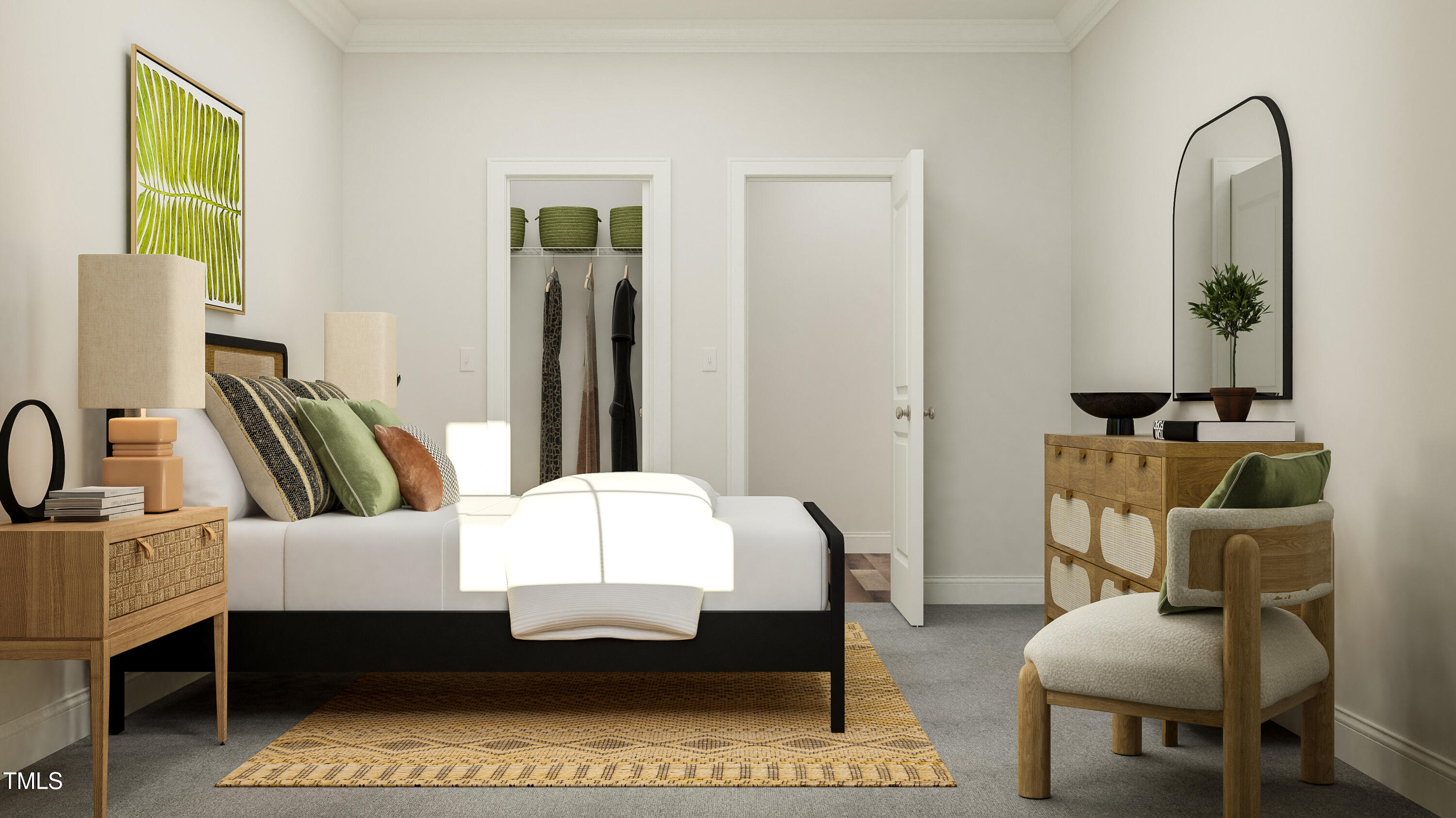 116 Corapeake Way Apex, NC 27539 - Photo 26 of 36 a living room with furniture a rug and white walls