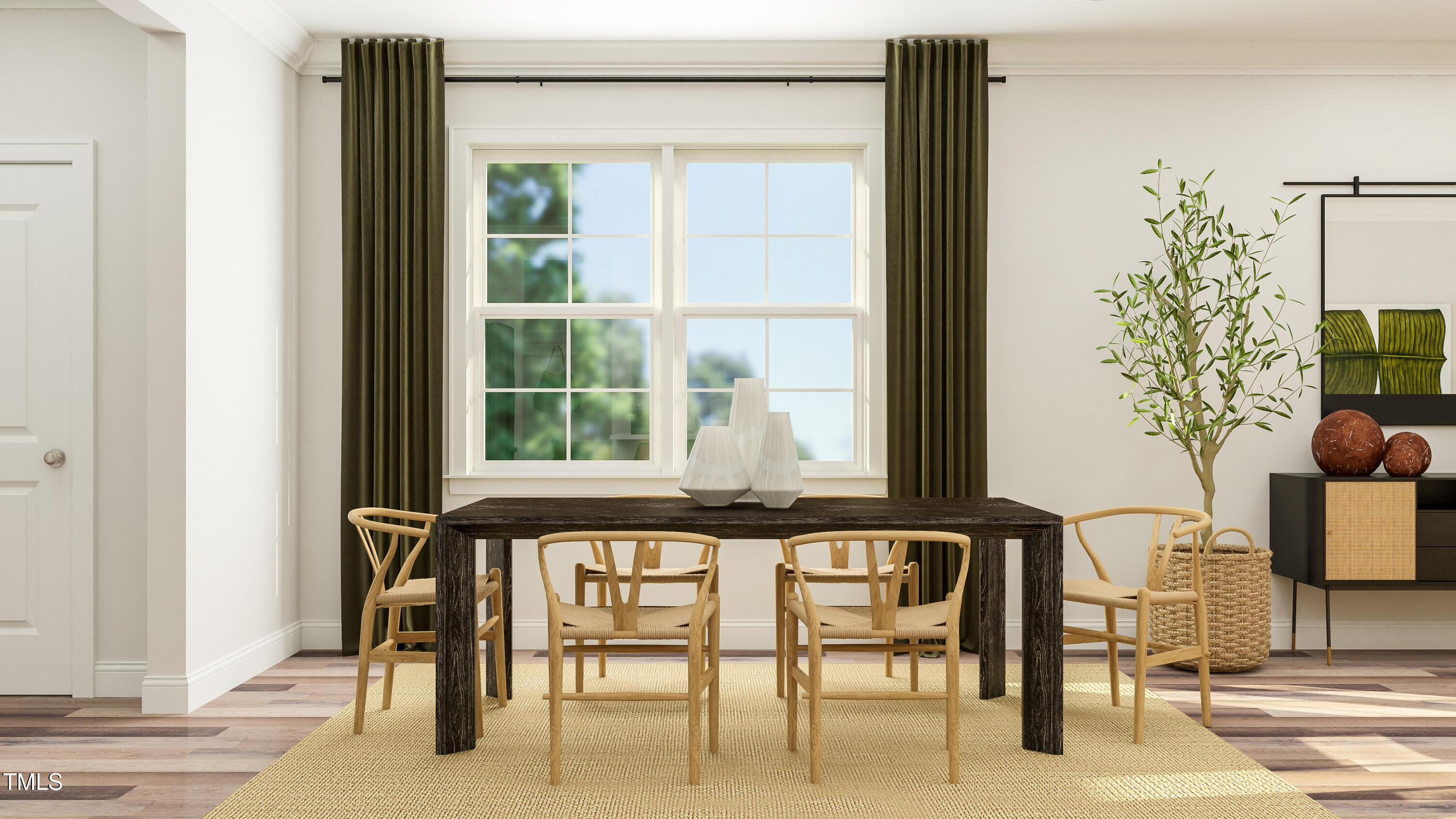 116 Corapeake Way Apex, NC 27539 - Photo 5 of 36 a view of a livingroom with furniture window and outside view