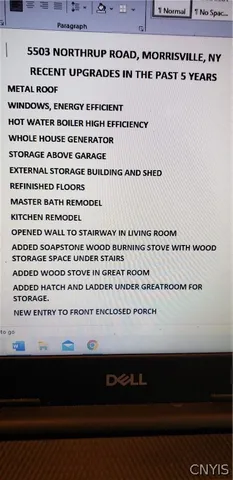 $519,900 | 5503 Northrup Road, Smithfield, NY 13408