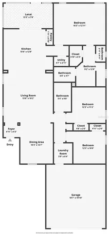 a view of an empty room with window and cabinet