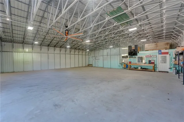 a view of a yard with trees