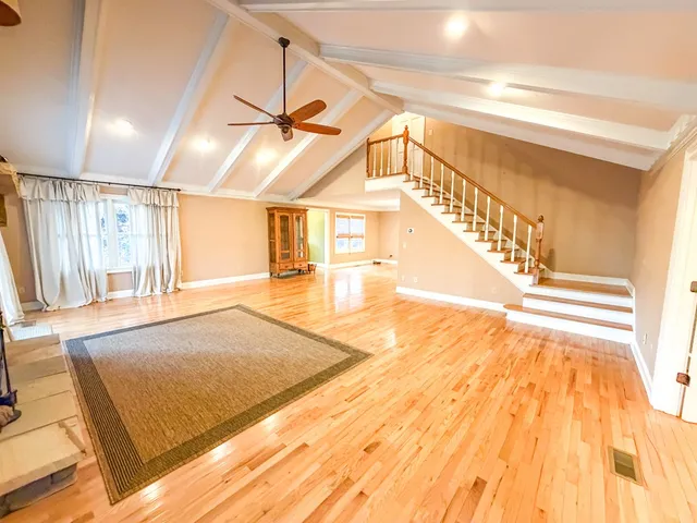 a bathroom with a double vanity sink and a bathtub