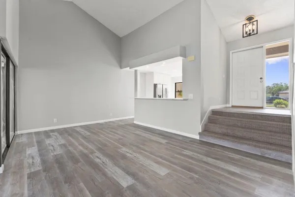 wooden floor in an empty room