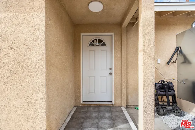 a view of front door
