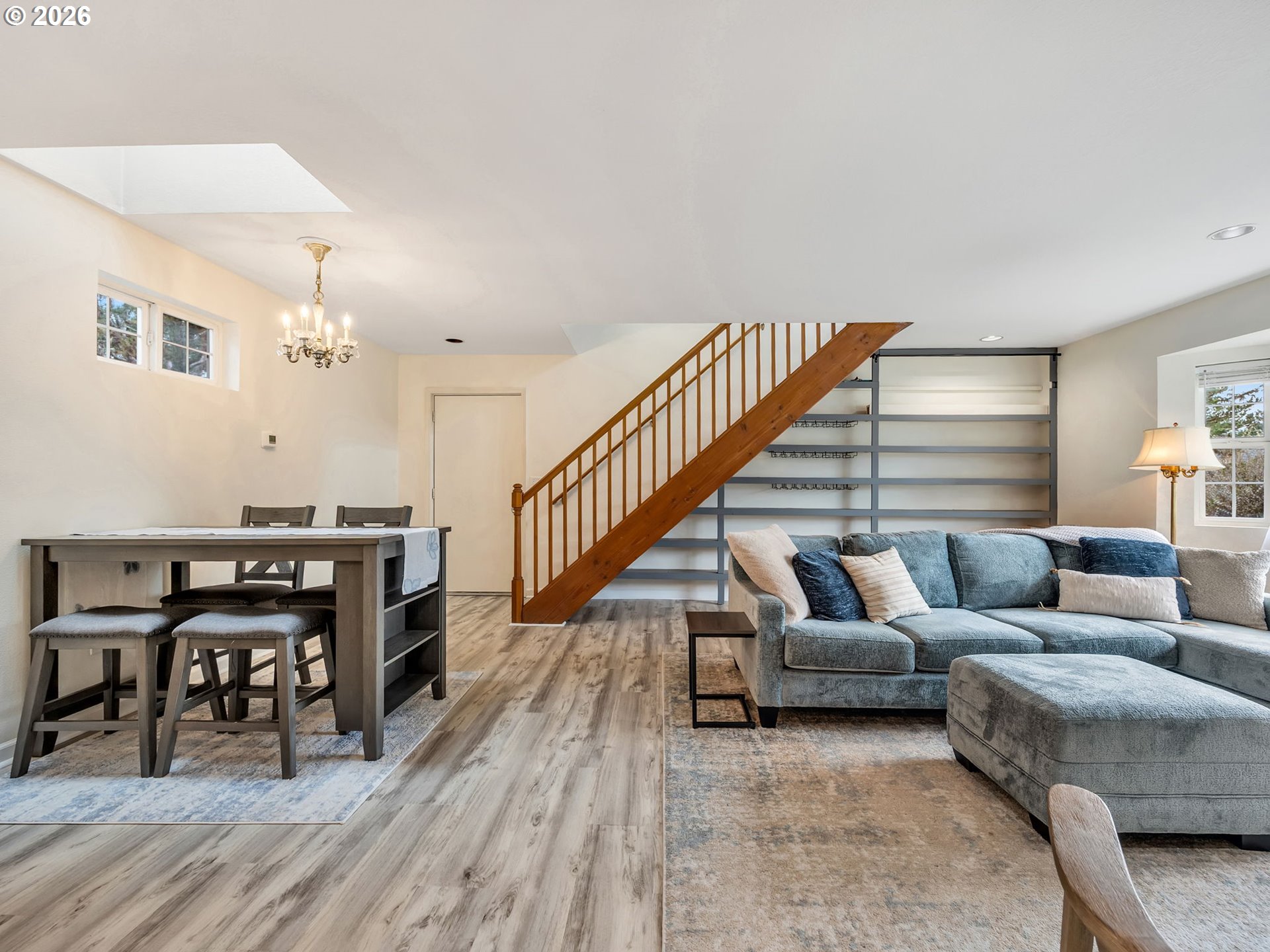 1761 South Edgewood Street Seaside, OR 97138 - Photo 14 of 48 a living room with furniture and wooden floor