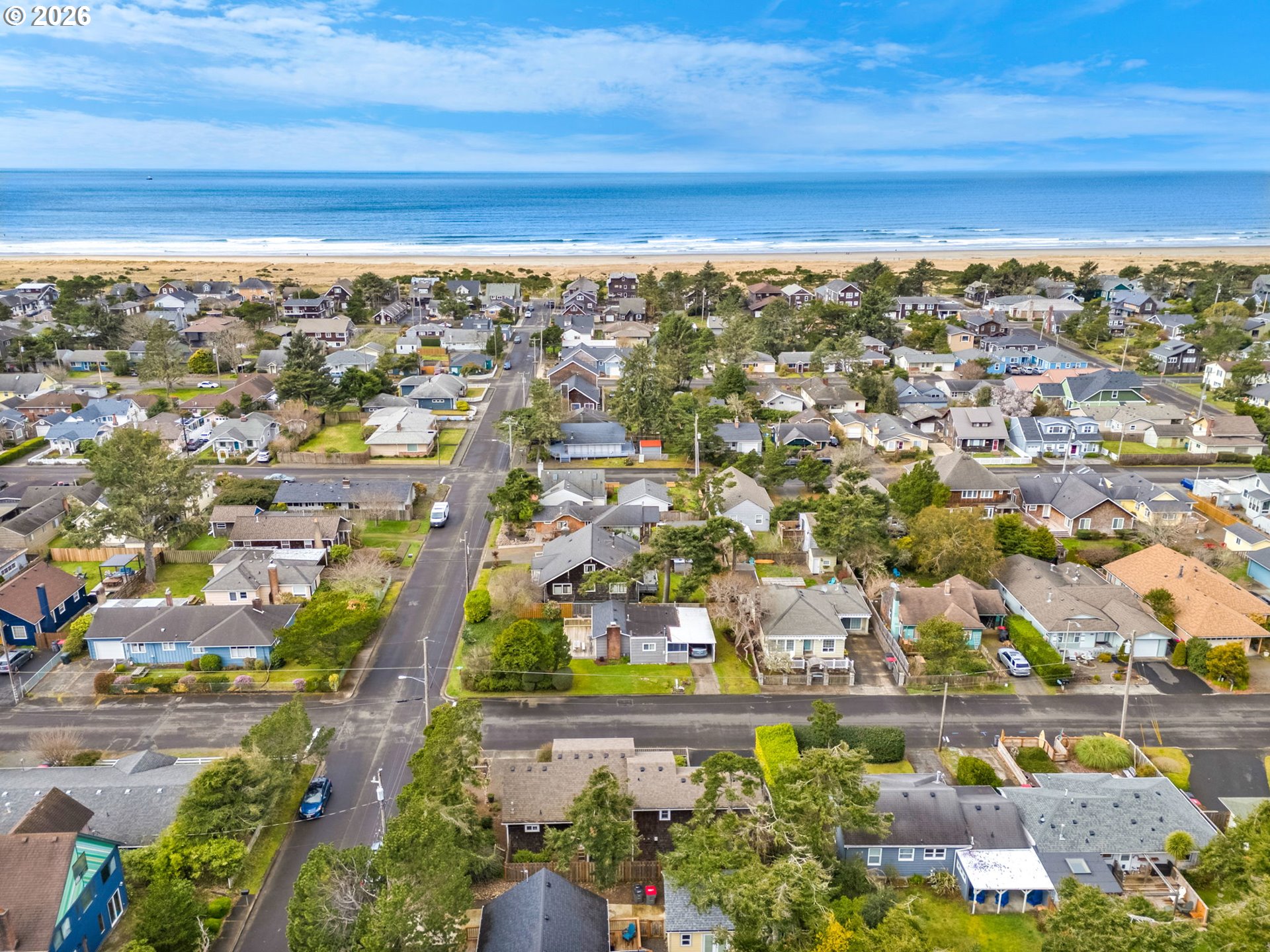 1761 South Edgewood Street Seaside, OR 97138 - Photo 42 of 48 an aerial view of a city