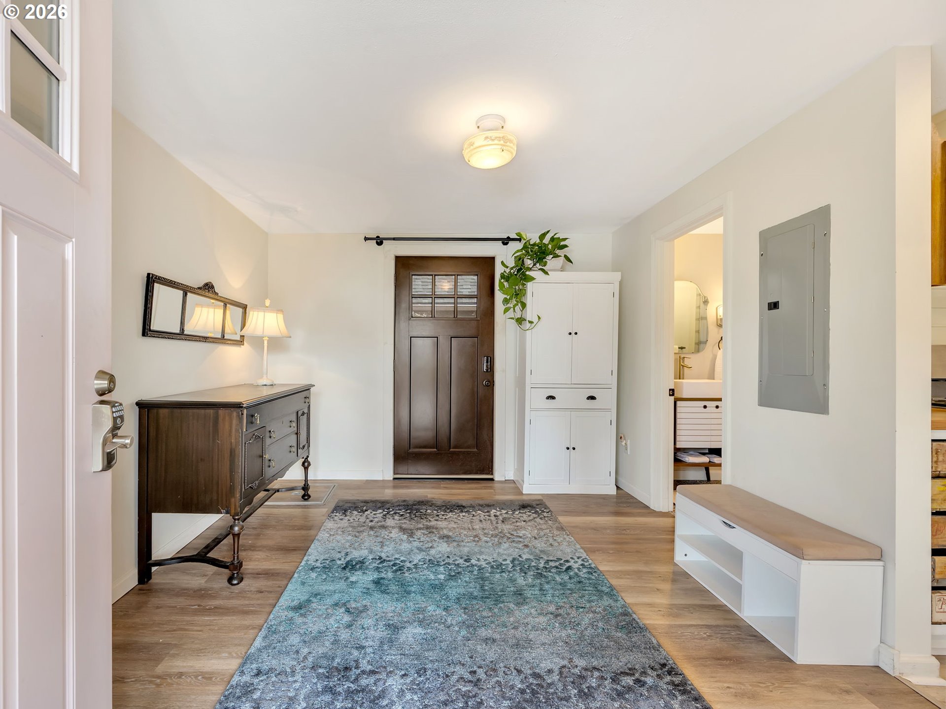 1761 South Edgewood Street Seaside, OR 97138 - Photo 6 of 48 wooden floor with white walls