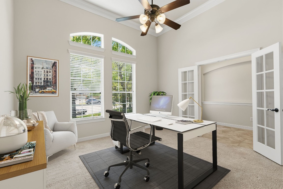 17711 Ravenno Lane Spring, TX 77379 - Photo 8 of 50 Virtually Staged - private Home Office