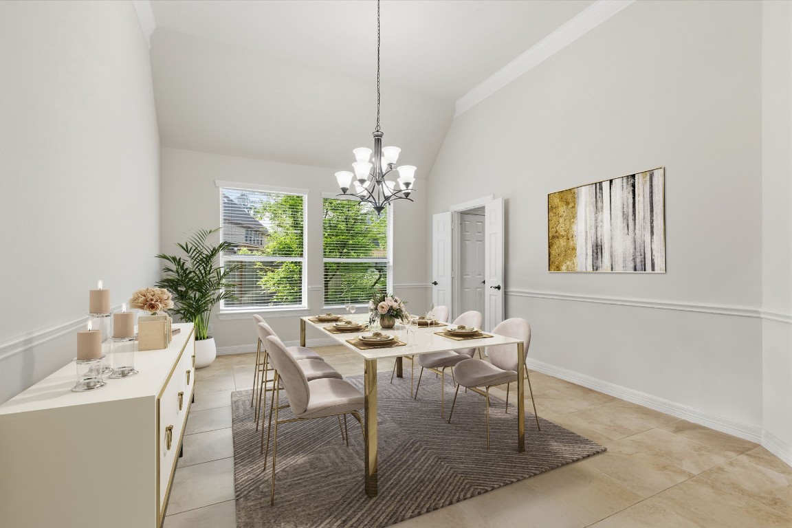17711 Ravenno Lane Spring, TX 77379 - Photo 10 of 50 Virtually Staged - Banquet sized Dining Room