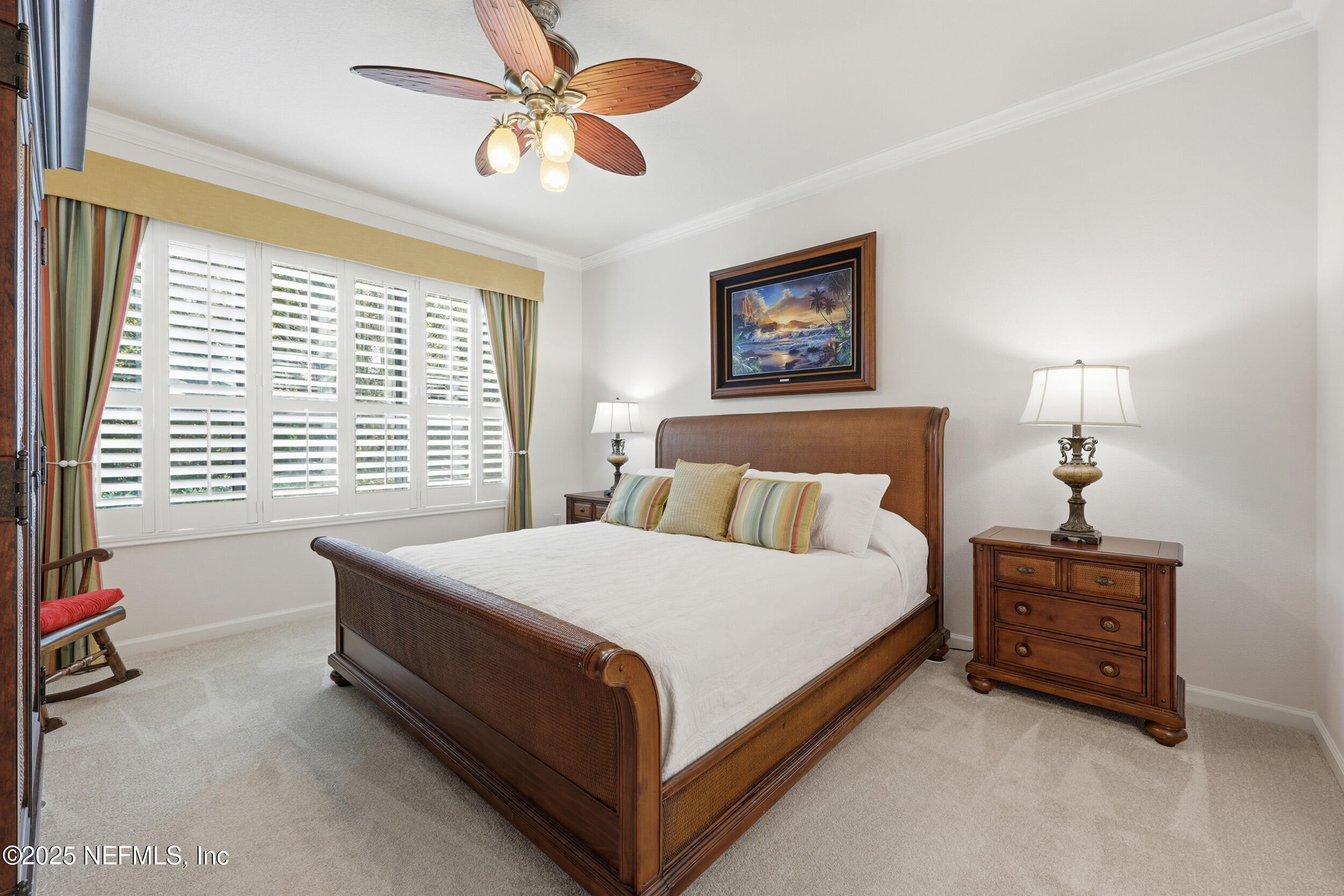 653 River Run Boulevard Ponte Vedra, FL 32081 - Photo 23 of 130 a bed room with a bed and a chandelier