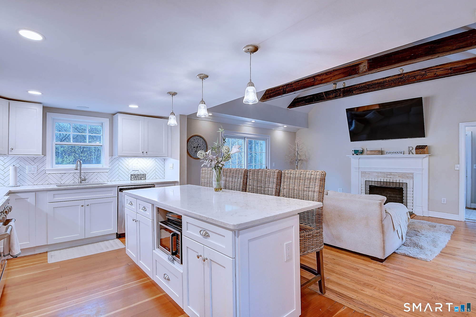 27 Chestnut Hill Road Newtown, CT 06482 - Photo 15 of 36 a large kitchen with stainless steel appliances granite countertop a stove and a sink