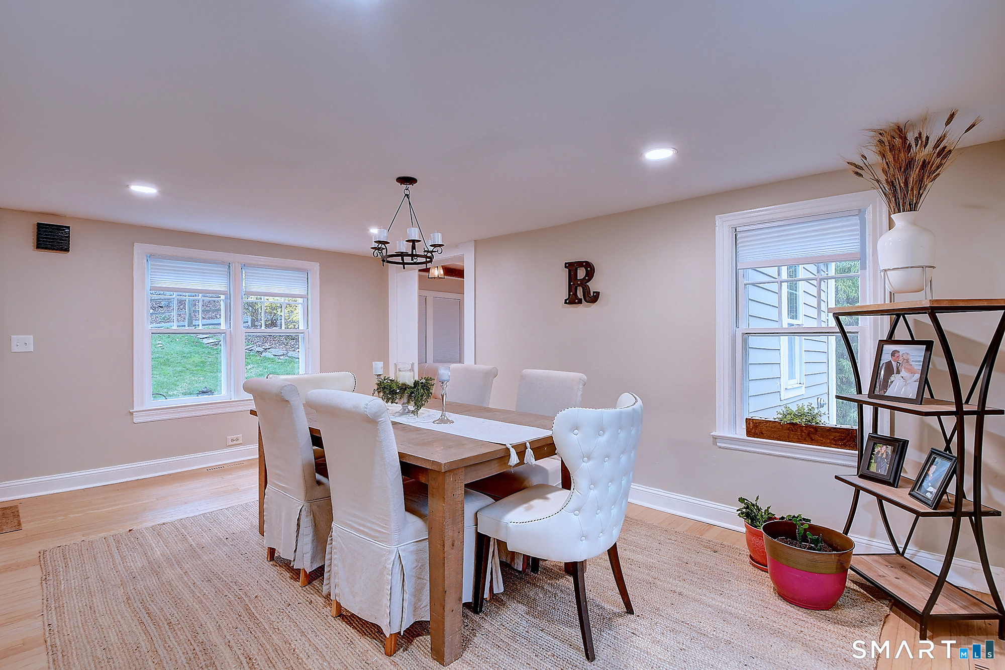 27 Chestnut Hill Road Newtown, CT 06482 - Photo 21 of 36 a view of a dining room with furniture window and outside view
