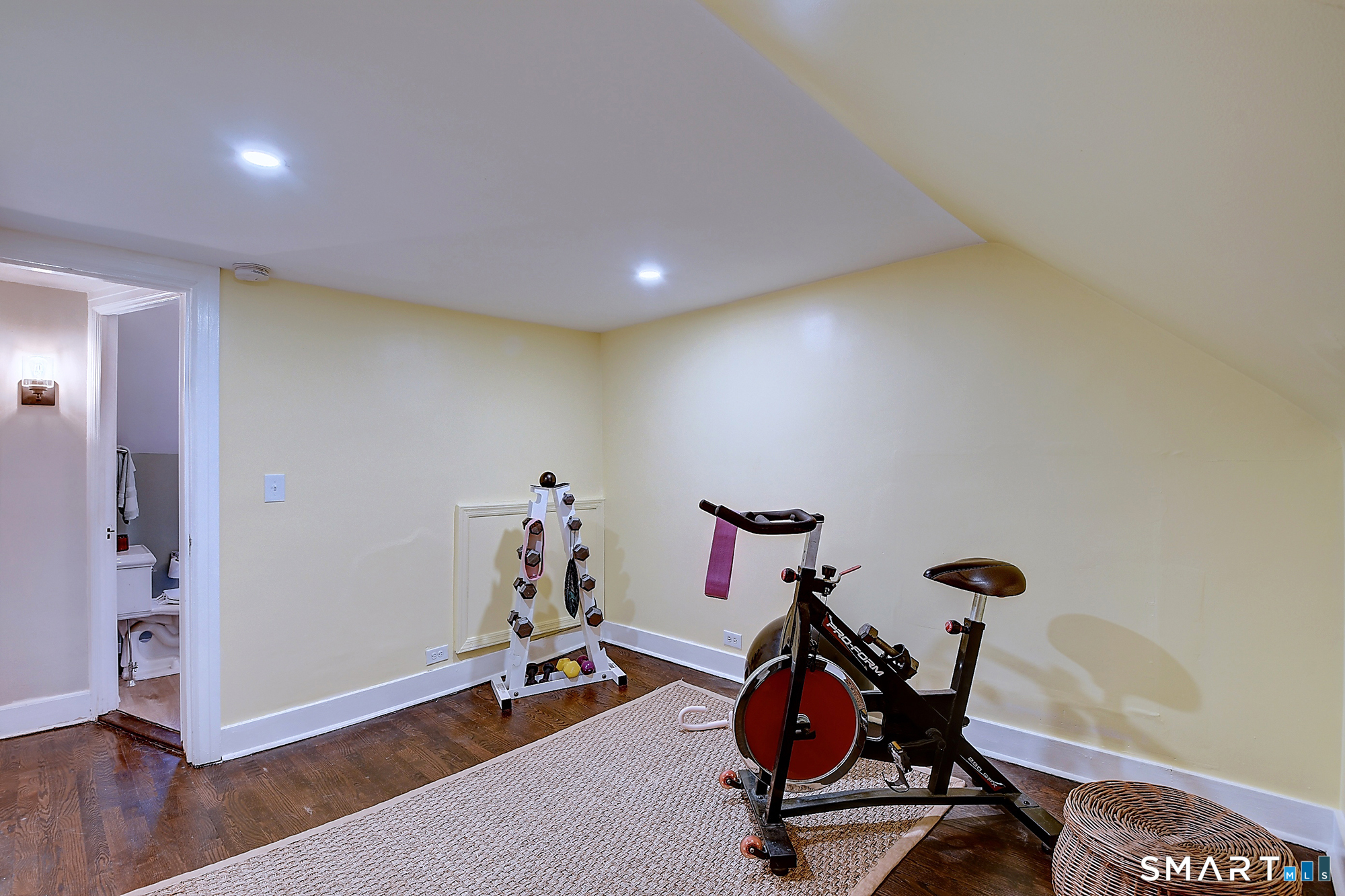 27 Chestnut Hill Road Newtown, CT 06482 - Photo 32 of 36 a view of a room with gym equipment