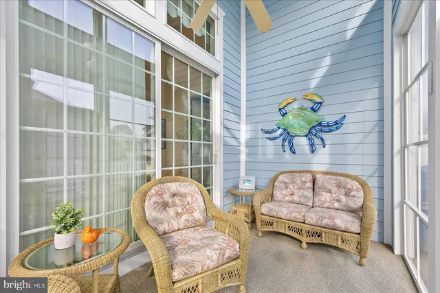 a outdoor space with furniture