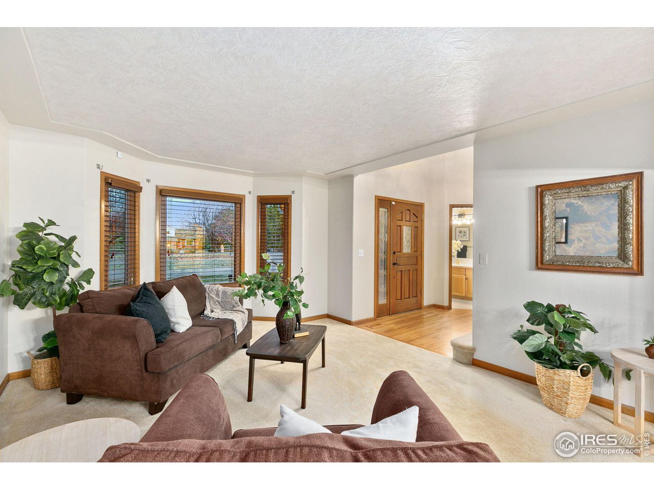 32593 Stagecoach Road Windsor, CO 80550 - Photo 16 of 28 a living room with furniture potted plant and windows