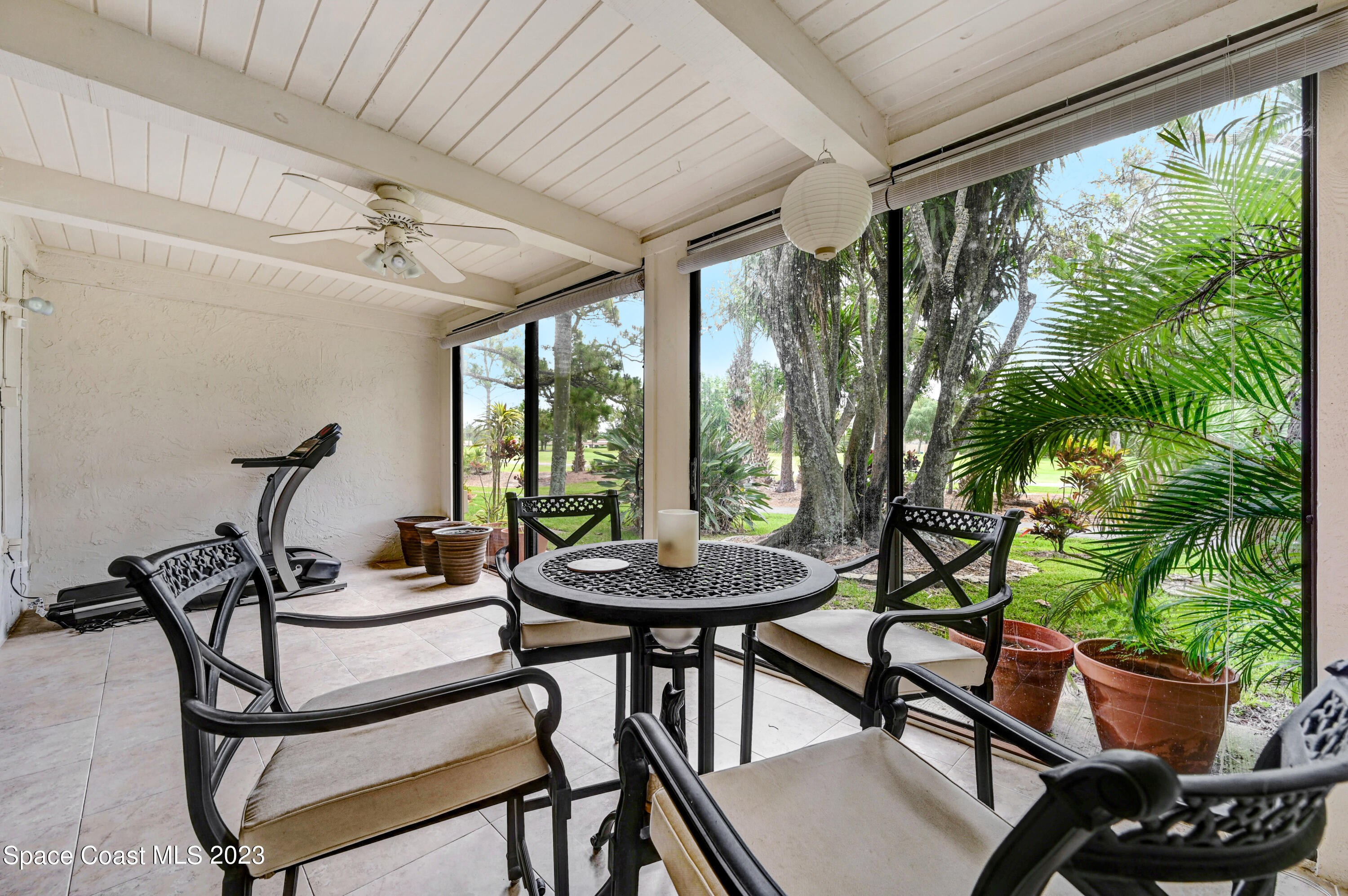 229 Augusta Way Melbourne, FL 32940 - Photo 25 of 39 a view of a dining room with furniture window and outside view