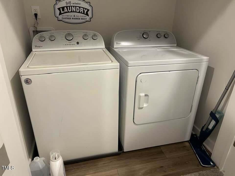 816 Laurel Gate Drive Wake Forest, NC 27587 - Photo 18 of 20 a utility room with dryer and washer
