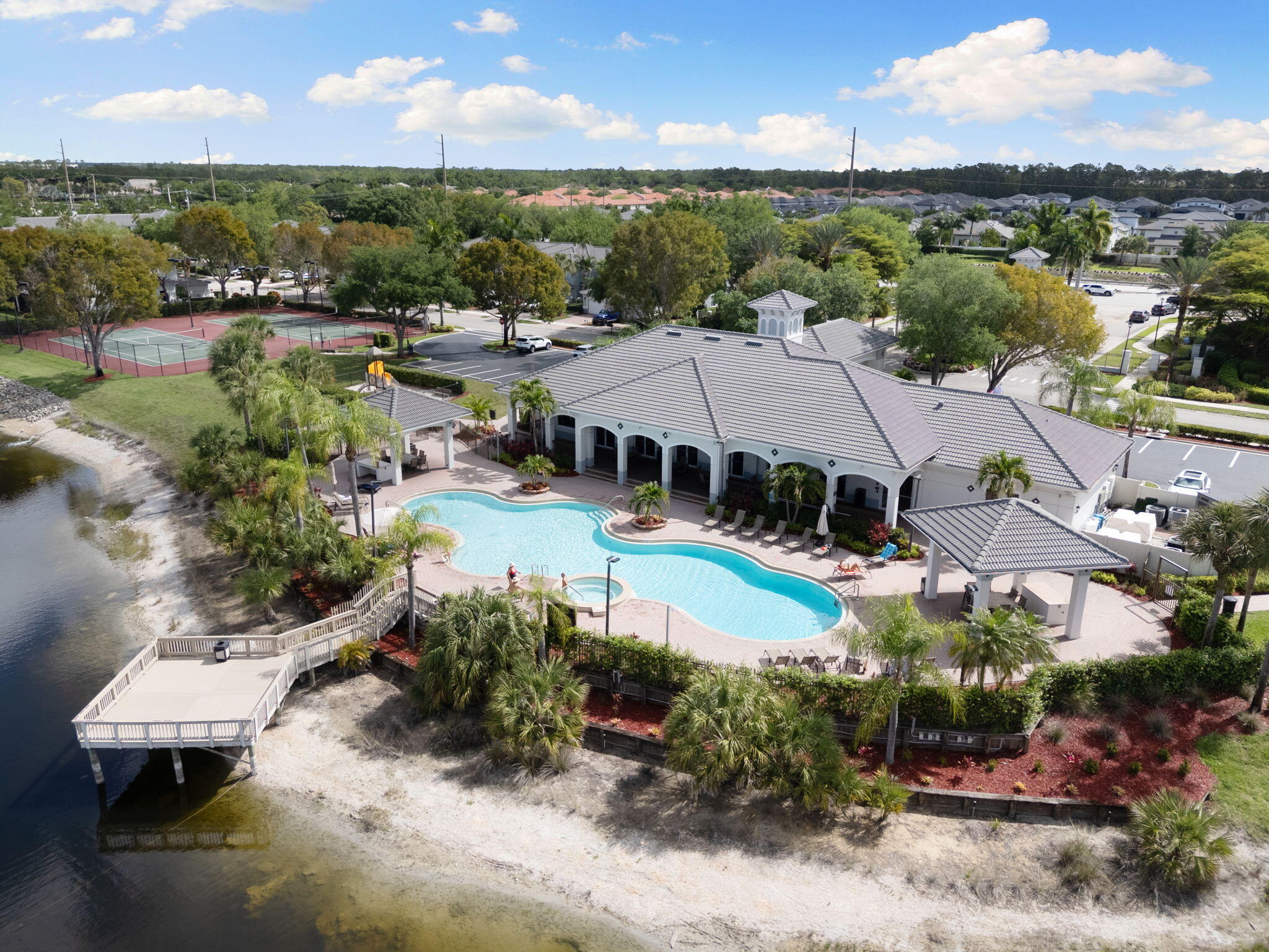15068 Summit Pl Circle Naples, FL 34119 - Photo 24 of 29 an aerial view of a house with a garden