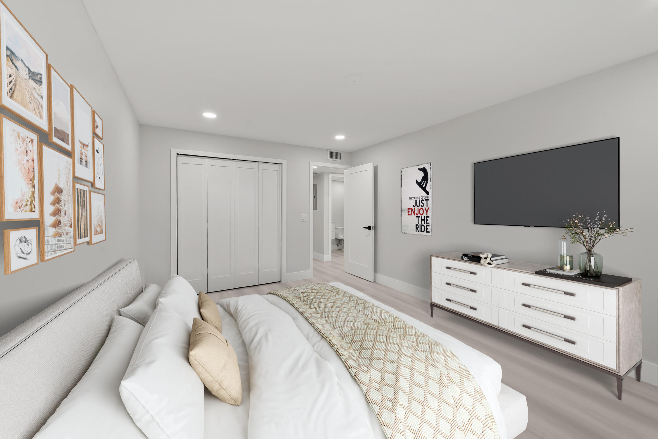 4071 Guildford East Boca Raton, FL 33434 - Photo 15 of 26 4071_Guildford_D_Bed1_Staged_01-09-24_11