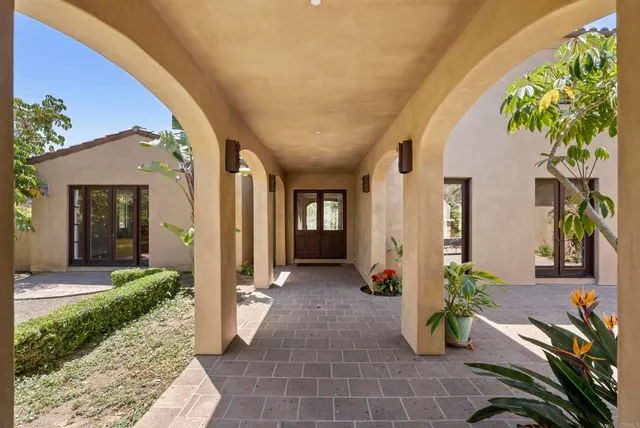 a view of a entryway door of the house