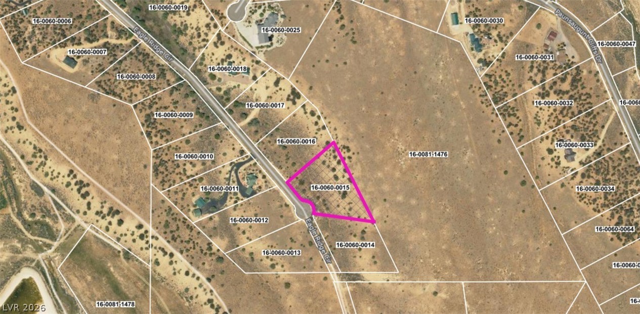 1825 Eagle Ridge Circle Hatch, UT 84735 - Photo 4 of 33 Aerial overview of property's location featuring property parcel outlined