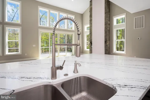 a bathroom with a shower and toilet
