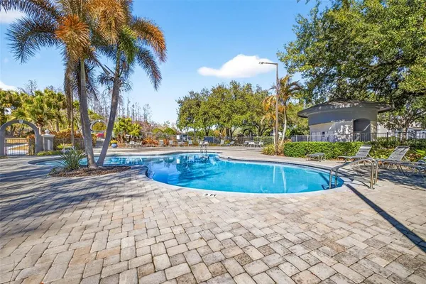 a house view with a backyard space