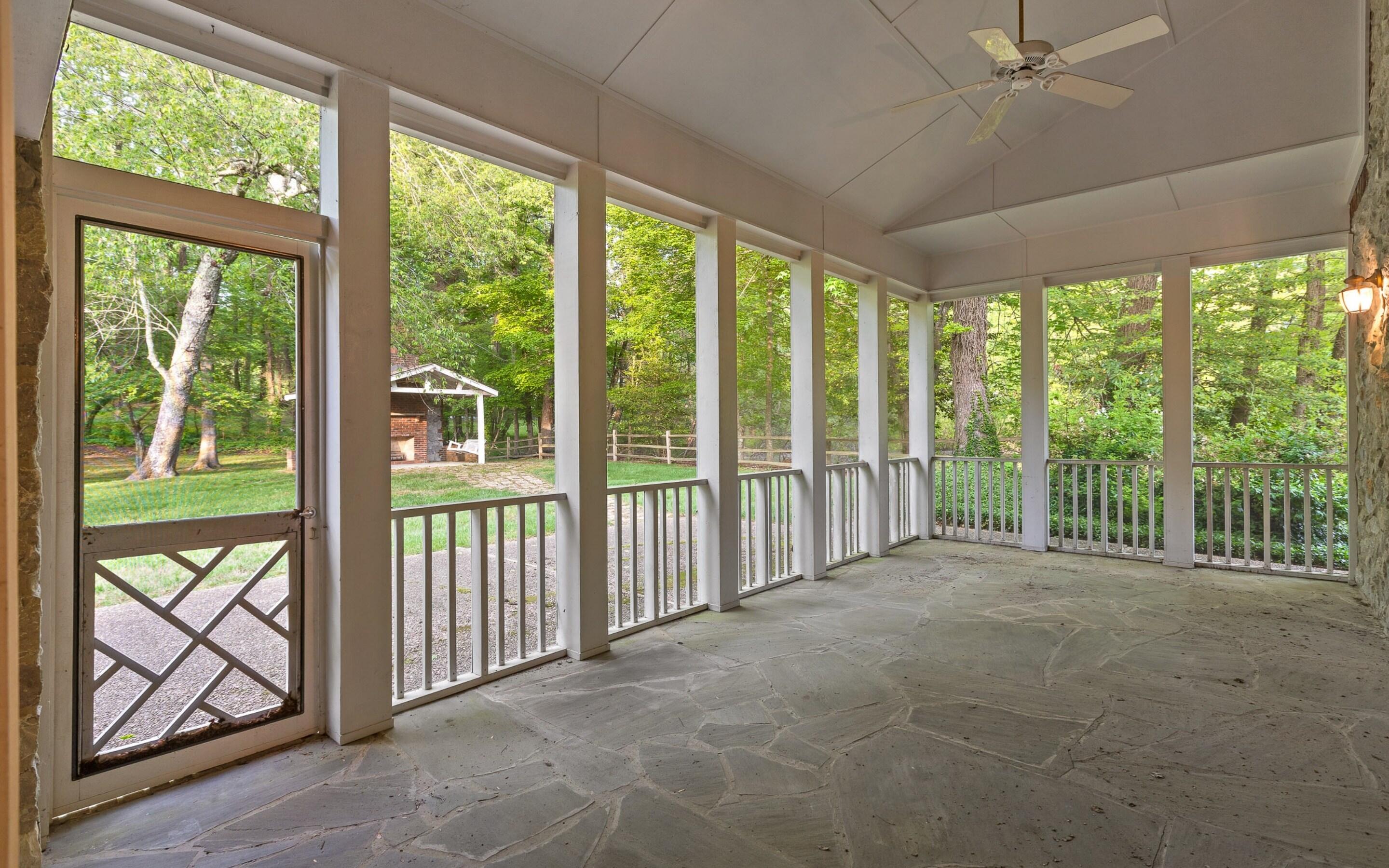 12 Mountain Orchard Path Signal Mountain, TN 37377 - Photo 16 of 70 Covered Rear Porch