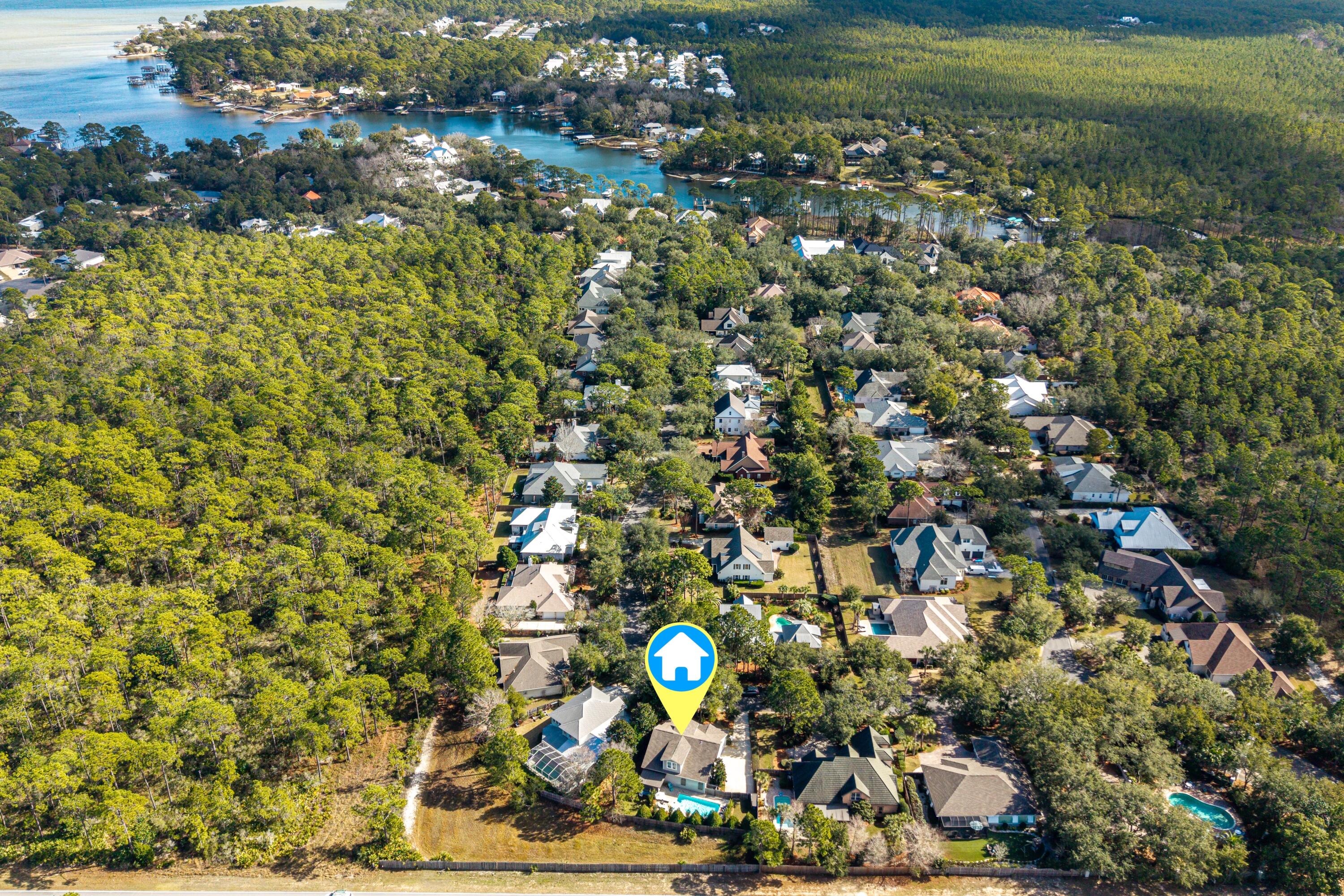 101 Botany Boulevard Santa Rosa Beach, FL 32459 - Photo 12 of 53 101 Botany Blvd New Drone-14 marked