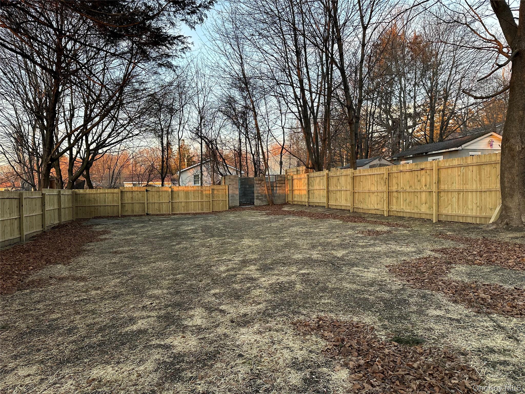 103 Sunrise Trail Wallkill, NY 12589 - Photo 6 of 24 View of fenced backyard