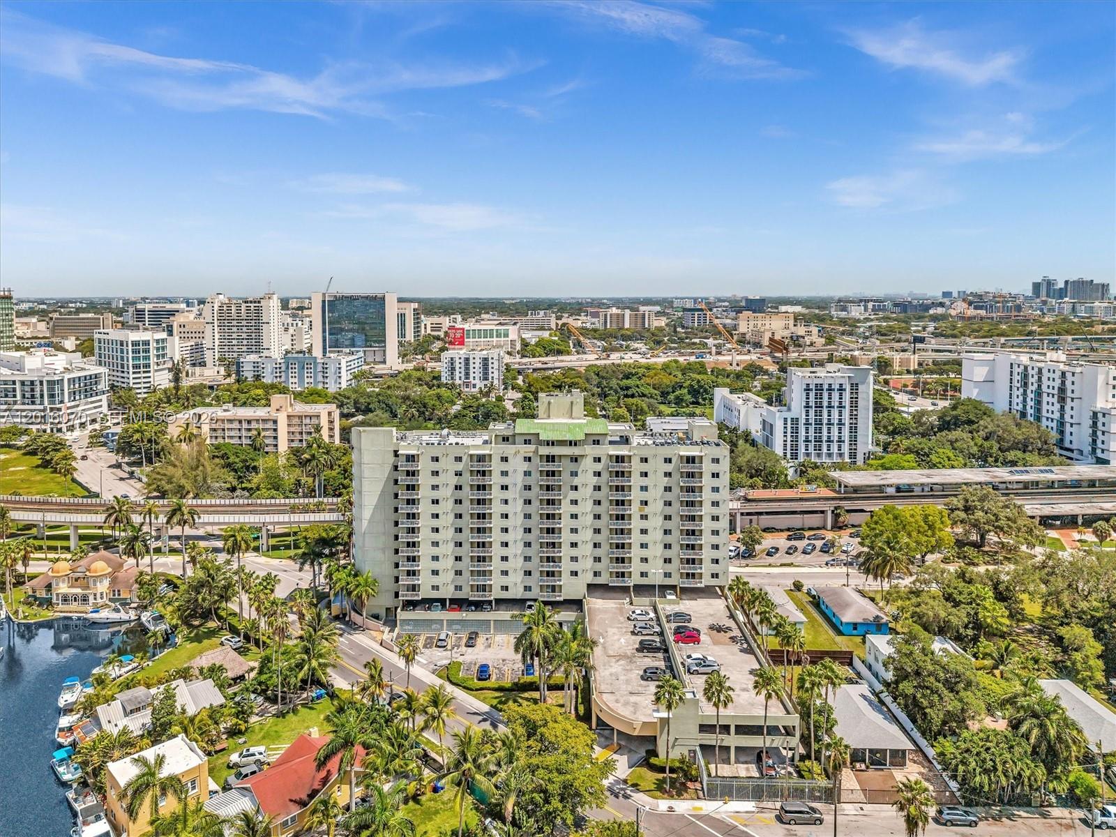 816 Northwest 11th Street, Unit 1208 Miami, FL 33136 - Photo 44 of 49 a view of a city with tall buildings