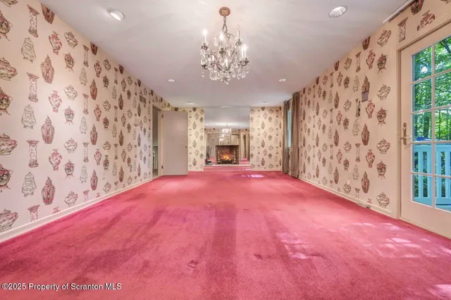 a view of an empty room